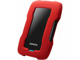 ADATA  Durable Lite HD330 1TB HDD/externý/2,5" /USB 3.1/červená