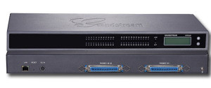 Grandstream GXW4248,VoIP,SIP,2 50-pin Telco connectors,1x Gbit LAN,graf,displej,2x RJ21,rack