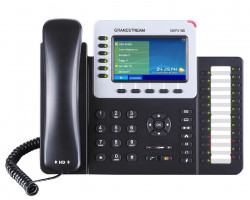 Grandstream GXP2160 6-Line Enterprise VoIP telefón, farebný TFT displej