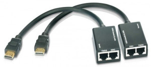 Techly IDATE-EXT-E30D videorozdělovač HDMI