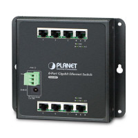 PLANET Industrial 8-Port 10/100/1000T Wall-mount Switch