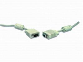 Kábel prípojný k mon. 15M/15M VGA 5m tienený extra,Ferrit (CC-PPVGA-5M)