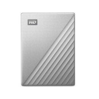 WD HDE WD BC3C0020BSL-WESN My Passport Ultra 2TB Strieborný USB3.0 USB-C pripravený/2,5in, 12,8 mm Kovová povrchová úprava/256-bi