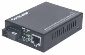 Intellinet konvertor médií, gigabitový singlemód, 20 km RX 1550