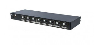 Intellinet KVM Switch Modularer 8-Port DVI