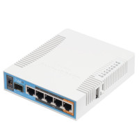 MikroTik RB962UiGS-5HacT2HnT, hAP ac, 5x LAN, 2,4 + 5Ghz, 802.11b/g/n/ac, ROSL4, USB, 1x SFP