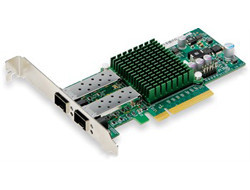SUPERMICRO  AOC-STGN-I2S Dual SFP + 10Gb/s, PCI-e 8x, karta Gen 2 (5GT/s), LP