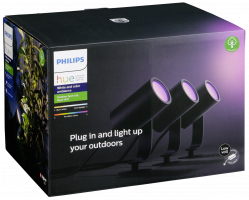 Philips Hue Lily LED 3lmp. Spot Basic sada čierna