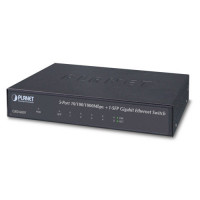 PLANET 5-Port 10/100/1000T + 1-Port 1000X SFP Gigabit Switch