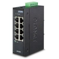 PLANET Industrial 8-Port 10/100TX Compact Ethernet Switch