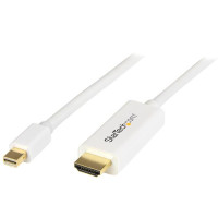 StarTech - Kábel mini Display Port to HDMI, 2 m, biela