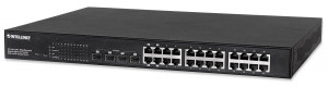 24-Port Gigabit Ethernet PoE+ Web-Managed Switch with 4 SFP Combo Ports, IEEE 802.3at/af Power over Ethernet (PoE+/PoE)