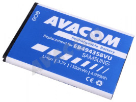 Batérie do mobilu Samsung Li-ion 3,7V 1350mAh pre S5830 Galaxy Ace (náhrada EB494358VU) (GSSA-5830-S1350A)