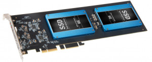 SONNET Fusion Dual 2.5in SSD RAID PCIe Karte