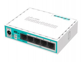 Mikrotik  hEX lite drôtový router biely