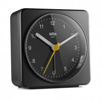 Braun BC 03 B quartz alarm clock analógový black