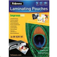 Fellowes A4 lesklý 100 Micron Laminating Pouch 100-pack