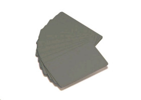 Zebra Color karta PVC-30 míľ, strieborná metalýza-CR-80 Card (85.6 x 54 mm) 500 kariet