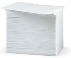Zebra Premier PVC bielej karty, 30mil, (500 kariet)