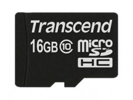 Transcend MicroSDHC Karta 16 GB, trieda 10