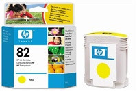 HP č. 82 Žltá atramentová kazeta (69 ml) pro HP DSJ 500, 800