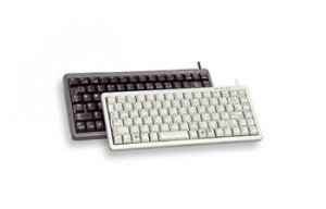 CHERRY  klávesnice G84-4100/ľahká/mini/drôtová/USB 2.0/biela/EÚ layout