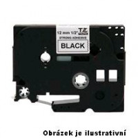 páska Brother TZ-253-24mm x 8m-biela/modrý text-laminovaná-kompatibilná (TZE-253)