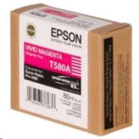 cartridge Epson C13T580A00-vivid magenta-originálná T580, 80 ml