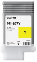 Atramentová náplň Canon PFI107Y yellow | 130ml | iPF68X, 78X