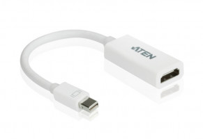 ATEN  VC980-Video/audio adaptér-DisplayPort/HDMI-Mini DisplayPort (M)-HDMI 19 pinu (F)-19 cm-biela