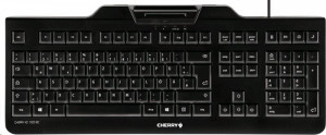 CHERRY  KC 1000 SC, klávesnica, čierna (DE layout)