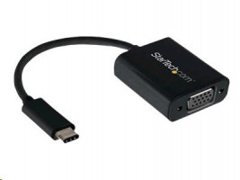 StarTech  adaptér USB-C na VGA, čierny