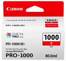 Zásobník Canon PFI-1000 R, červený atramentový zásobník