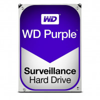 WD Fialová WD 40 PURZ 3,5" HDD 4TB, SATA/600, 64 MB vyrovnávacia pamäť, profesionálne video sledovanie