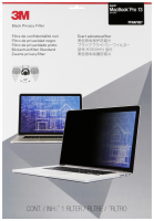 3M  PFNAP007 Čierny privátne filter na Apple MacBook Pro 13" (2016)
