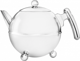 Bredemeijer Teapot Bella Ronde 0,75l čajová kanvica strieborná