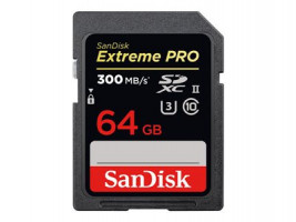 SanDisk ExtremePRO SDXC V90 64 GB 300 MB UHS-II SDSDXDK-064G-GN4IN