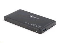 Gembird externý USB 3.0 case, 2,5" SATA, čierny hliník