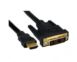 Wiretek Kabel HDMI A-DVI-D M/M 2 m