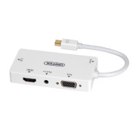 Unitek Y-6354 adaptér miniDisplayPort-HDMI/DVI/VGA/Audio