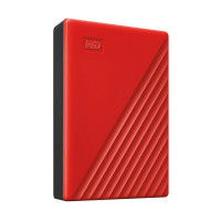 WD My Passport 4TB HDD / Externí / 2,5" / USB 3.0 / červený, WDBPKJ0040BRD-WESN