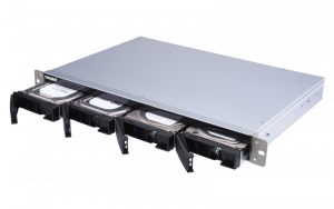 QNAP  Kryt úložného disku TL-R400S Kryt 2,5/3,5 HDD/SSD čierna šedá