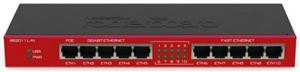 Mikrotik  RB2011IL-IN sieťový prepínač Gigabit Ethernet (10/100/1000) červená Napájanie cez Ethernet (PoE)