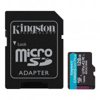KINGSTON  microSD 128 GB Canvas Go Plus 170/90 MB/s adaptér