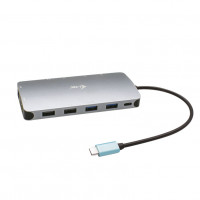 i-tec Kovová nano dokovacia stanica USB-C 2xHDMI /
