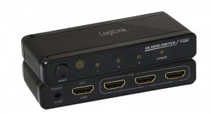 LOGILINK  4K HDMI prepínač, 3 porty