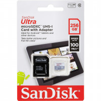 Pamäťová karta SanDisk Ultra Lite microSDXC. 256 GB 100 MB/s SDSQUNR-256G-GN6TA