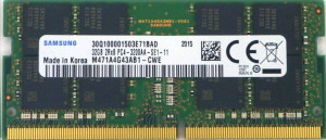 RAM SO-DIMM DDR4 32 GB/PC3200/UB/Samsung
