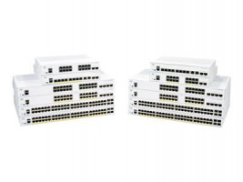 Sieťový prepínač Cisco CBS350-24T-4X-EU Managed L2/L3 Gigabit Ethernet (10/100/1000) strieborný