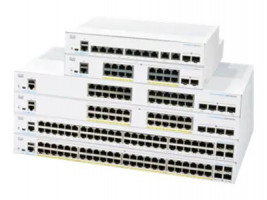 Sieťový prepínač Cisco CBS350-48P-4X-EU Managed L2/L3 Gigabit Ethernet (10/100/1000) strieborný